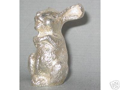 Easter Miniature Sterling Silver Bunny Rabbit Figurine | eBay