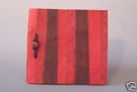 Handmade Eco-Friendly Red Stripe Lokta Journals in Books, Accessories, Blank Diaries & Journals | eBay