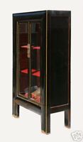 Black Red Piano Paint Bookcase Display Cabinet WK519S