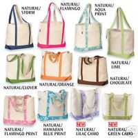 Details about Wholesale Lot 12 HYP Cotton Canvas Beach Totes Bags Lg