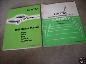 1988 camry manual service toyota #5