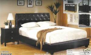 5pc Queen / Full Wood Contemporary Bedroom Set CM7011
