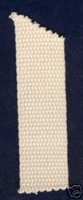 1.25" Natural Cotton Webbing-   BY THE YARD