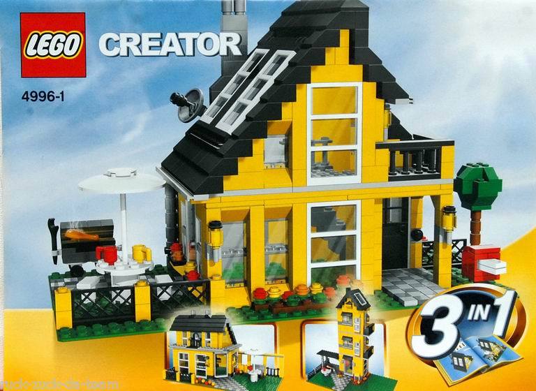 Lego Bauanleitung 4996 Bauplan Stadt Haus Ferienhaus On Popscreen