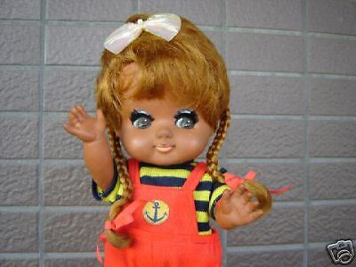 Vintage 1970's Japan Oike Co. Idol Brown Girl Doll RARE