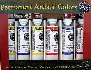 DA VINCI Artists’ DISCOVERY Watercolor Paint SET of 10 (15ml tubes 