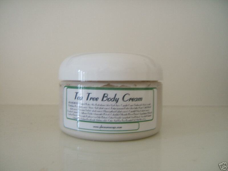 Tea Tree Body Cream   Made with 100% Essential Oil  