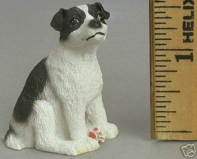 Miniature Jack Russell Terrier Dog Figurine Collectible  