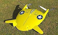 173 Vought Flying Flapjack Airplane Wood Model Big  