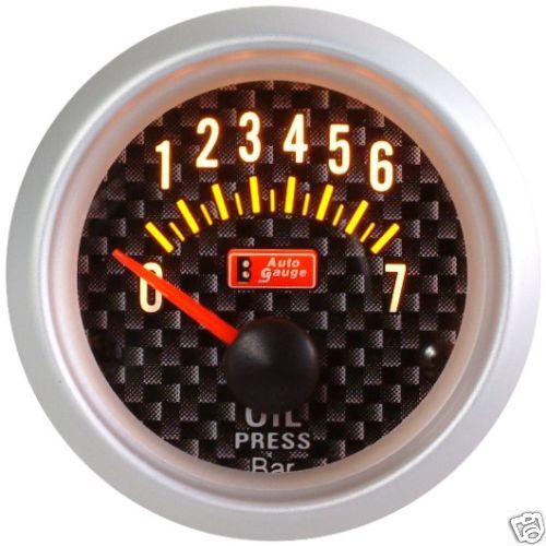 Öldruckanzeige Carbon VR6 16V G60 Turbo Autogauge