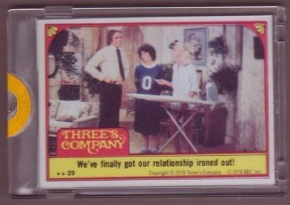 1978 Topps Vault PROOF Card THREES COMPANY #29 Ritter  