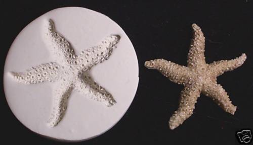 REALISTIC STARFISH ~ CNS polymer clay mold  