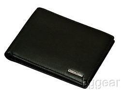 Prometheus Black Leather wallet style 2002/G $95 retail  