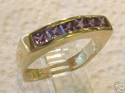 LADIES VINTAGE 14K AMETHYST RING  