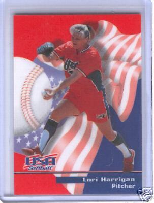 2000 USA Womens Softball Roxx Card Lori Harrigan  