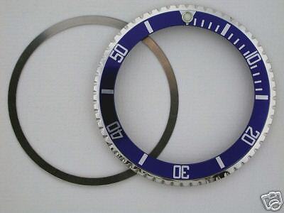 ROTATING BEZEL & INSERT OLDER ROLEX SUB 5513/1680 BLUE  