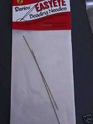 Darice Flexible Big Center Eye Beading Needles 2 pack  