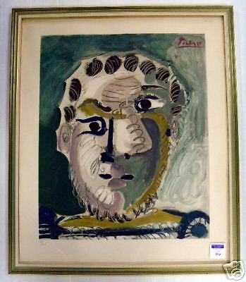 PICASSO LITHOGRAPH 1967 MOURLOT HENRI DESCHAMPS ARCHES  