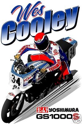 Wes Cooley T shirt, Yoshimura Suzuki GS1000S, size XXXL  