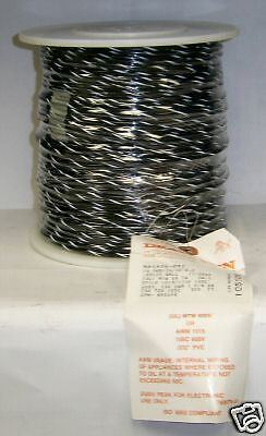 DEARBORN 16 AWG WIRE BLACK W/WHITE SPIRAL  