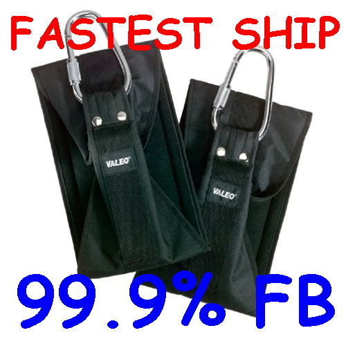 VALEO HANGING EXERCISE FITNESS NYLON AB STRAPS NEW SET  