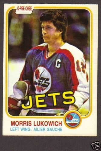 1981 82 OPC Hockey Morris Lukowich #370 Wpg Jets NM/MT  