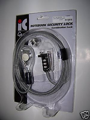 NOTEBOOK SECURITY LOCK   COMBINATION LOCK   ic Gear  