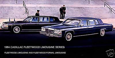 1984 CADILLAC FLEETWOOD LIMOUSINE SERIES (BLACK) MAGNET  