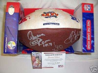 SUPERBOWL XXXV AUTOGRAPHED NFL EXPERIENCE 2001 FOOTBALL  