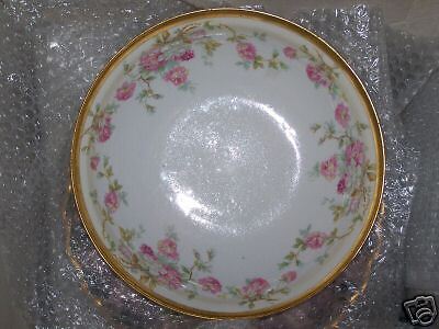 Beaux Arts French China Limoges Vegetable Bowl Pk Roses  