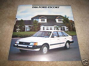 1986 Ford escort lx #9