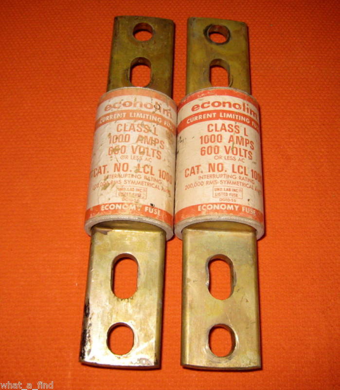 Lot Econolim LCL 1000 Fuse LCL1000 Economy 1000 Amp L  