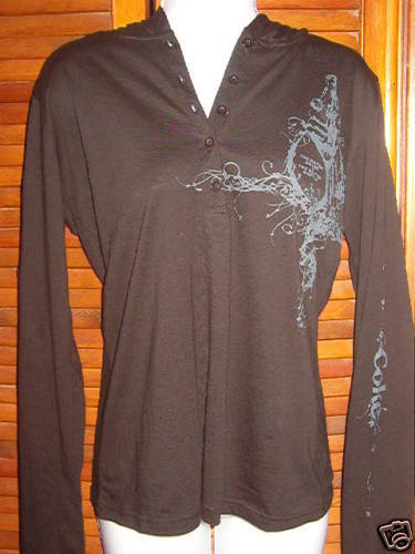 NEW COCA COLA LONG SLEEVE HOODED SHIRT/LOUNGEWEAR SMALL  