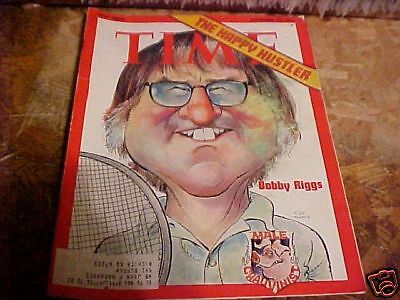 SEPTEMBER 10 1973 TIME MAGAZINE BOBBY RIGGS HUSTLER