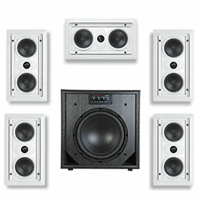 SpeakerCraft AIM LCR3 One In wall 5.1 Speaker System  