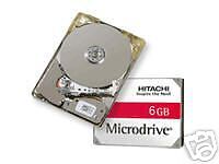 HITACHI HMS361006M5CE00 6GB 3600RPM PATA NEW MICRODRIVE  