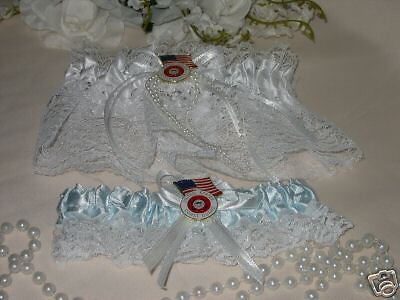 COAST GUARD Military Garter Bridal Wedding, 2 PS  