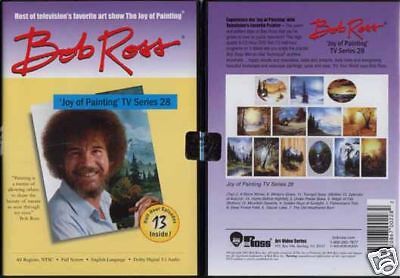 New Bob Ross Joy of Oil Painting TV Series 28 DVD ART  