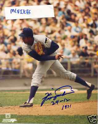 Fergie Jenkins Chicago Cubs Autographed Signed 8x10 Photo #2 COA HOF