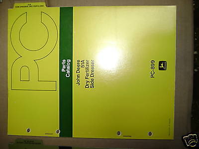 JOHN DEERE 51A DRY FERTILIZER SIDE DRESSER PARTS MANUAL  