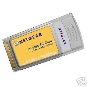 NETGEAR WG511 Wireless G PC Card  