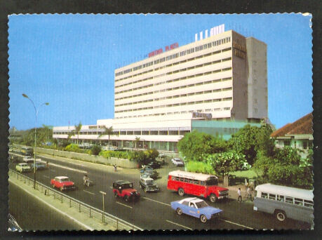 Jakarta Hotel Kartika Plaza Taxi Bus Java Indonesia 70s  