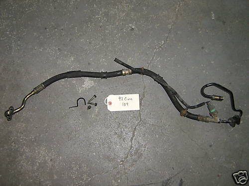 92 95 Civic #109 Power Steering Line Hose  