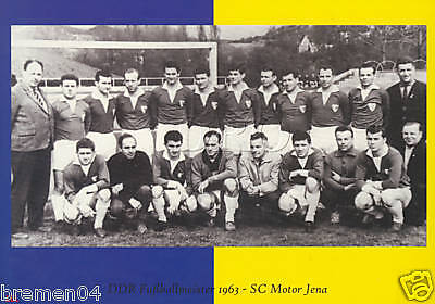 SC Motor Jena + DDR Meister 1963 + BigCard #77 + Fotos  