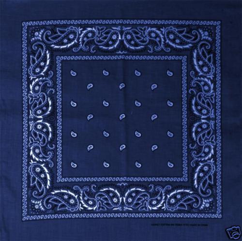 BANDANA KOPFTUCH NAVY ORIGINAL & NEU 