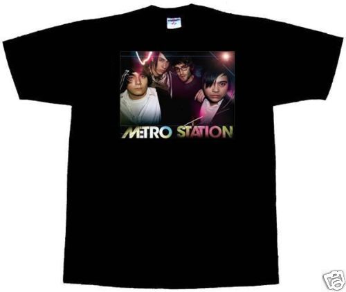 METRO STATION NEW BLACK T SHIRT 2XL, 3XL, 4XL band  