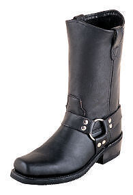 DH4008 12 Harness Boot motorcycle cowhide made in usa  