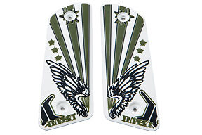 Invert Wings Grips   White/Olive   45 / Shocker / Ion  