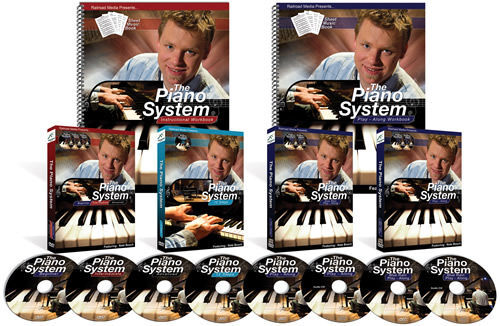 RAILROAD MEDIA   PIANO SYSTEM   6 DVDs/2 CDs/2 BOOK SET  