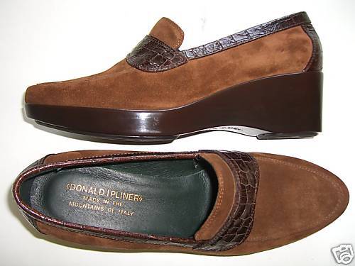 DONALD J PLINER Sema Brown Suede Loafer NIB $246 8 M  